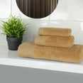 thumbnail image 1 of BNM Rayon from Bamboo Cotton Blend 3 Piece Bathroom Towel Set, Gold, 1 of 13