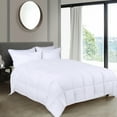 thumbnail image 1 of BNM Reversible Comforter, Twin, White, 1 of 10