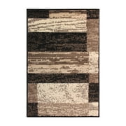 BNM Rockwood Area Rug or Runner, 2' x 3', Chocolate