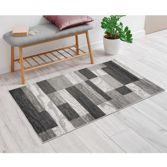 BNM Rockwood Plush Area Rug, 2' x 3', Beige