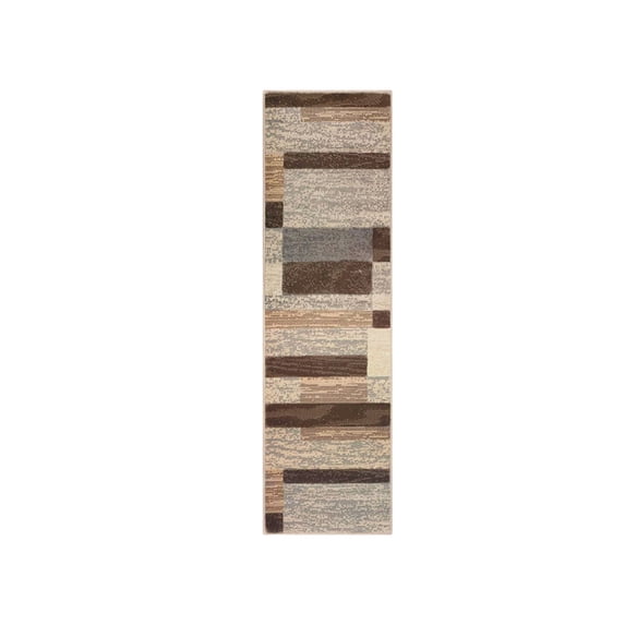 BNM Rockwood Plush Area Rug or Runner, 2' x 11', Slate
