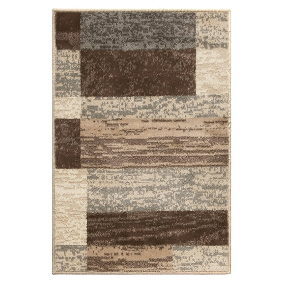 BNM Rockwood Plush Area Rug or Runner, 2' x 3', Slate