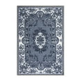 thumbnail image 1 of Blue Nile Mills Seraphina Traditional Non-Slip Area Rug, Grey Floral, 5' x 7', Durable, 1 of 3