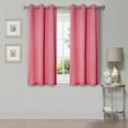 thumbnail image 1 of BNM Solid Blackout Curtains, Set of 2, 42" x 63", Pink, 1 of 7