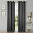 thumbnail image 1 of Bkue Nile Mills Modern, Classic Solid Semi Blackout Curtains, Set of 2, 42" x 96", Grey, 1 of 8