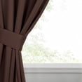 thumbnail image 1 of Bkue Nile Mills Modern, Classic Solid Semi Blackout Curtains, Set of 2, 46" x 108'', Cappuccino, 1 of 14