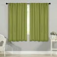thumbnail image 1 of BNM Solid Blackout Back Tab Curtains, Set of 2, 52" x 63", Sage, 1 of 11