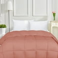 thumbnail image 1 of BNM Solid Comforter Down Alternative Bedding, California King, Blush, 1 of 8
