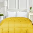 thumbnail image 1 of BNM Solid Comforter Down Alternative Bedding, California King, Yellow, 1 of 8