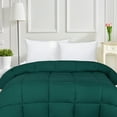 thumbnail image 1 of BNM Solid Comforter Down Alternative Bedding, King, Hunter Green, 1 of 9