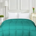 thumbnail image 1 of BNM Solid Comforter Down Alternative Bedding, King, Turquoise, 1 of 9