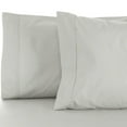 thumbnail image 1 of BNM Solid Cotton Blend Pillowcase Set, King, Platinum, 1 of 3