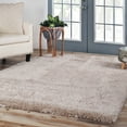 thumbnail image 1 of BNM Solid Indoor Shag Runner or Area Rug, 8' x 10', Beige, 1 of 7