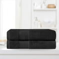 thumbnail image 1 of BNM Turkish Cotton Heavyweight Bath Sheet Set, Black, 1 of 5