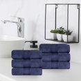 thumbnail image 1 of BNM Turkish Cotton Heavyweight Hand Towel Set, Crown Blue, 1 of 5