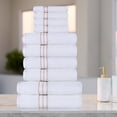thumbnail image 1 of BNM Turkish Cotton Luxury 10 Piece Towel Set, Tea Rose, 1 of 6