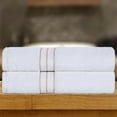 thumbnail image 1 of BNM Turkish Cotton Luxury Bath Sheet Set of 2, Tea Rose, 1 of 5