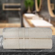 BNM Ultra-Soft Cotton Assorted Towels (Set of 2), Ivory