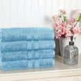 thumbnail image 1 of BNM Ultra-Soft Cotton Assorted Towels (Set of 4), Denim Blue, 1 of 9