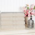 thumbnail image 1 of BNM Ultra-Soft Cotton Assorted Towels (Set of 4), Ivory, 1 of 9