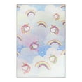 thumbnail image 1 of BNM Unicorn Kids Indoor Area Rug, 5' 7" x 8' 9", Sapphire Blue, 1 of 13