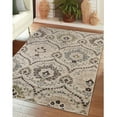 thumbnail image 1 of BNM Vintage Floral Damask Indoor Area Rug, 4' x 6', Beige-Brown, 1 of 6