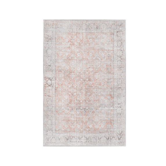 BNM Vintage Floral Indoor Area Rug, 10' x 14', Butterscotch
