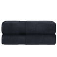 thumbnail image 1 of BNM Zero Twist Cotton Bath Sheets Set of 2, Black, 1 of 4