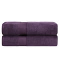 thumbnail image 1 of BNM Zero Twist Cotton Bath Sheets Set of 2, Grape Seed, 1 of 4