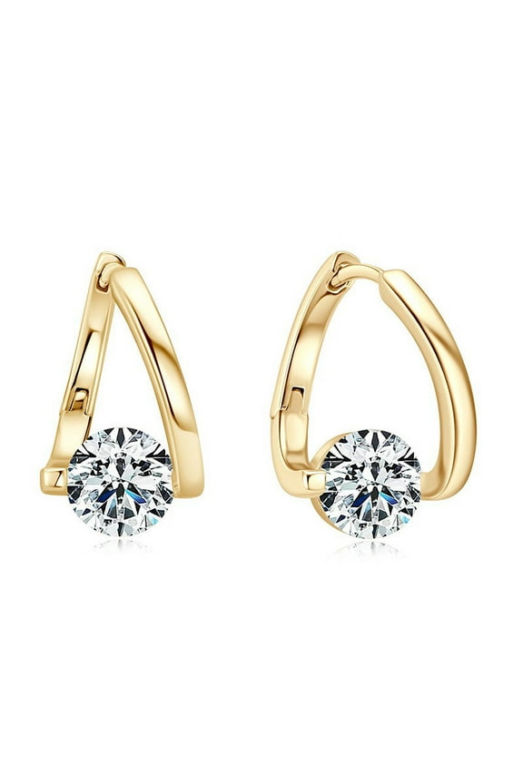 2024 Newest Earrings Lymphatic Earrings for Women Activity Hoop Earrings Magnetotherapy Earrings CZ Hoop Earrings Gold Plated Hoo