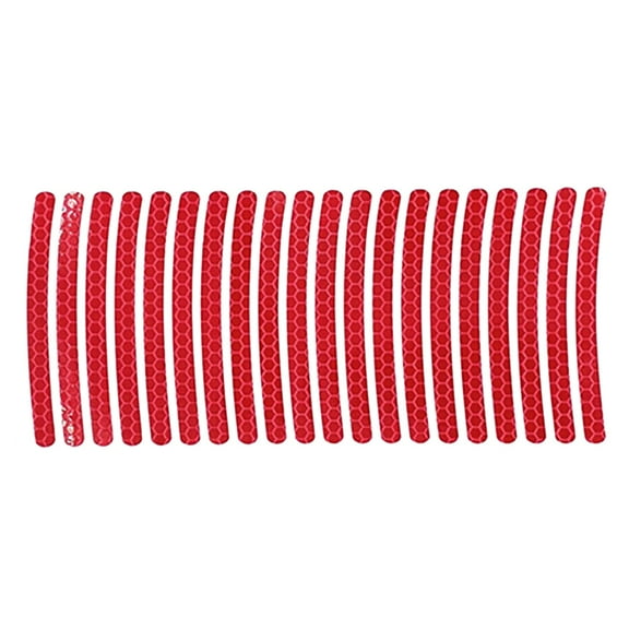 BNNG 20PCS Car Wheel Reflective Stickers Tire Warning Stickers 3D Three Dimensionals Balance Car Stickers Personalized Reflective Cool Decorative Stickers Reflective Wheel Rim Stripe Decal Sticker