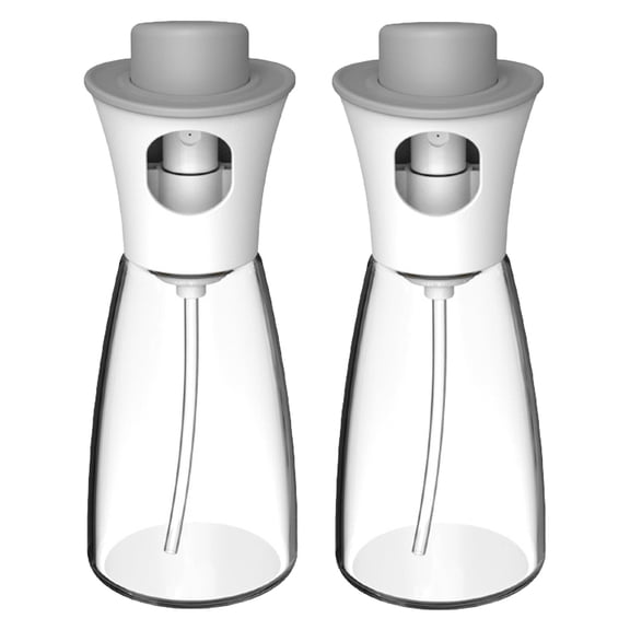 BNNG 2pc Oil Sprayer for Cooking, Glass Olive Oil Sprayer Bottle, Portable Olive Oil Spray Mister, Kitchen Gadgets Accessories for Air Fryer, Canola Oil Spritzer (Clearance)