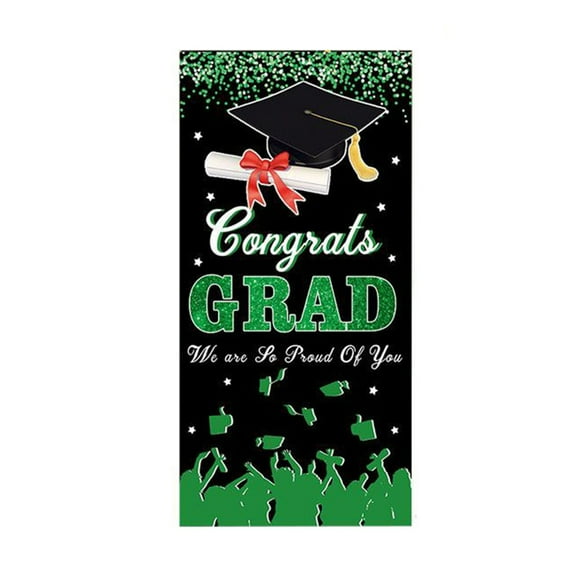 BNNG 30*70 Inch Graduation Season Background Banner Party Decoration Banner Articles Flag Hanging Celebration Party Decoration Hanging Banner