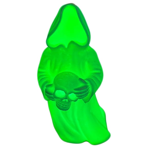 BNNG 3D Printed Skeleton Nightlight Halloween Candlestick Ornament - Creative Spooky Glow in the Dark Decor for Bedroom Party or Tabletop Display