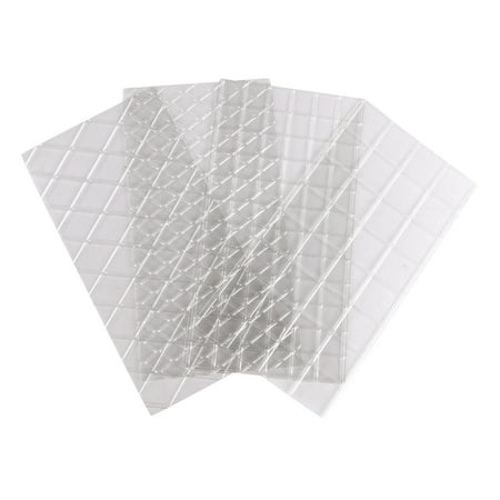 BNNG 4pcs Cake Fondant Impression Mat Mold Diamond Quilted Grid Texture Embossed Lace Embossing Mat Cake Decorating Supplies for Cupcake Wedding Cake Decoration Tools