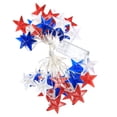 thumbnail image 1 of BNNG 4th of July Decorations Battery Operated String Lights with Remote LEDs Red White and Blue Lights for Home Patriotic Memorial Independence Day Fourth of July Decor, 1 of 2