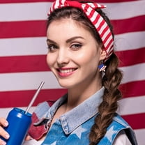 BNNG 4th of July Patriotic Earrings Independence Day Earrings American Flag Earrings for Women Fourth of July Patriotic Stud Earrings USA Independence Day Patriots 4th of july Jewelry Gifts