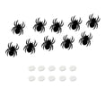 thumbnail image 1 of BNNG 5/10/15 PCS Spide-r Ornament Halloween Decor Halloween Embellishments Non-Woven Cloth Spide-r Artificial Spide-r Set Home Decorations Wall Hanging Decor Halloween Prank Toys, 1 of 1
