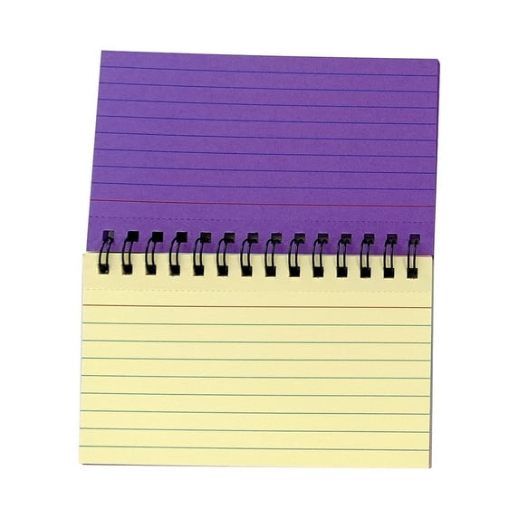 BNNG 50 Sheets Index Cards with Ring, 3x5 Inch Spiral Bound Flashcards,Colored Ruled Notecards Flash Cards for Studying Nursing School Essentials Office Household Taking to Do List, 10 Colors