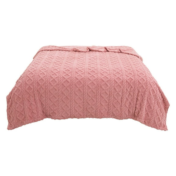 BNNG 70*100cm Fleece Throw Blanket, Super Soft and Warm Blankets for Couch, Single Layer Tower Solid Color Blanket, Sofa and Bed Waffle Textured, Cozy, Fuzzy and Lightweight