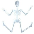 thumbnail image 1 of BNNG 90cm Halloween Skeleton Luminous Skull - Giant Skeleton Decoration Full Body Glow-in-The-Dark Hanging Skeleton for Halloween Decorations Outdoor Yard Garden Haunted House Party, 1 of 9