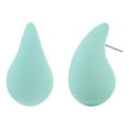 thumbnail image 1 of BNNG Acrylic Spray Painted Solid Color Water Droplet Shaped Earrings With A Design Feel For Women's Earrings Pineapple Stud Earrings Contemporary Sleek Hoop Earrings, 1 of 7