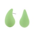 thumbnail image 1 of BNNG Acrylic Spray Painted Solid Color Water Droplet Shaped Earrings With A Design Feel For Women's Earrings Pineapple Stud Earrings Contemporary Sleek Hoop Earrings, 1 of 7