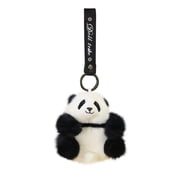 BNNG Animal Keychain with Panda Design - Fashion Cute Accessory for Bags Car Keys, Daily Use Stylish Outfit Charm Gift for Kids and Teens, Durable Metal Chain Panda