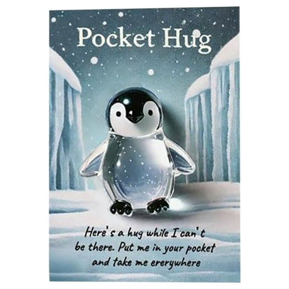 BNNG Animal Pocket Hug Greeting Cards - Cute Turtle Encouragement Notes for Christmas, Valentine’s, Birthday, Anniversary, Emotional Support Gift for Kids & Adults(Turtle)