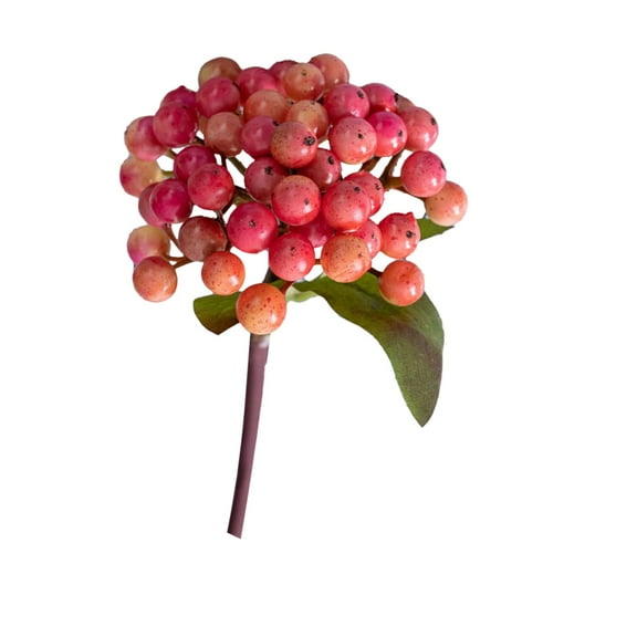 BNNG Artificial Berry Stems Christmas Picks Wreath Ornament, Simulation Fruits Berries Branches Picks, Faux Spray Twigs Holly Flowers Bunches DIY Arrangement for Home Decor