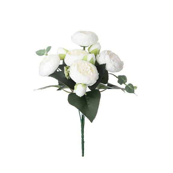 BNNG Artificial Flowers Peonies Bouquets Silk Peonies Fake Flowers for Home Window Wedding Party Decoration(Multi Color), Vase No Included Clearance