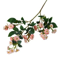 BNNG Artificial Flowers Small Roses Silk Flowers Mini Roses 30 inch Long Stem Artificial Flowers Bulk for Home Centerpieces Wedding Arrangement Bouquet DIY Floral Decor(Pink)