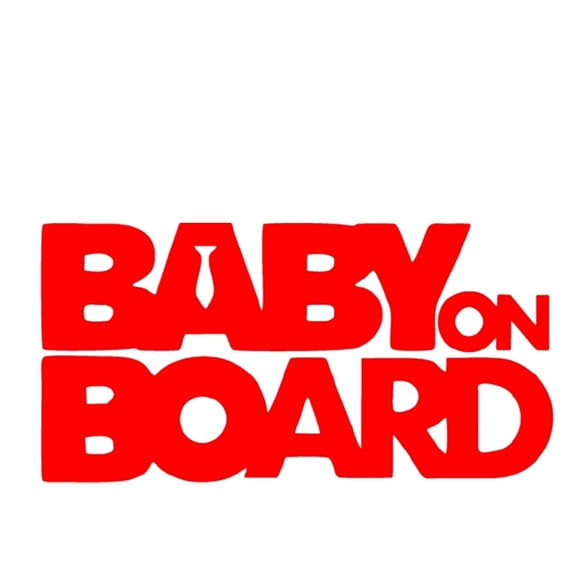 BNNG Baby On Board Reflective Car Window Decal - Child Safety Vehicle Warning Sticker, Auto SUV Minivan Bumper Vinyl Cling Decals for New Parent Family