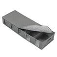 thumbnail image 1 of BNNG Under Bed Storage Containers, Underbed Storage 6 Inches Low Profile with Sturdy Sidewalls/Bottom for Clothes, Blanket, Pillows and Shoes,Storage Organizer with Lids, Under the Bed Storage Bags, 1 of 8